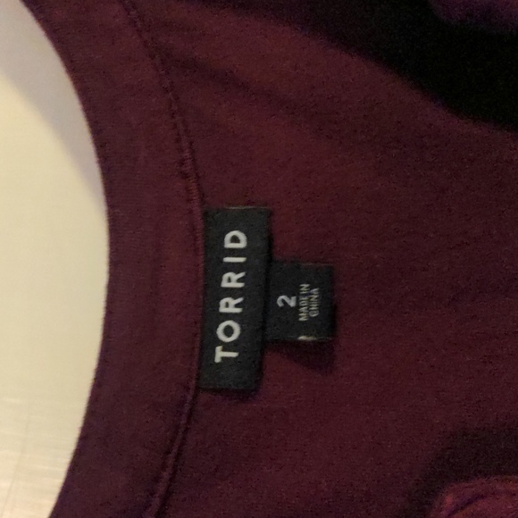 Torrid jersey shirt dress 2X - Picture 3 of 5